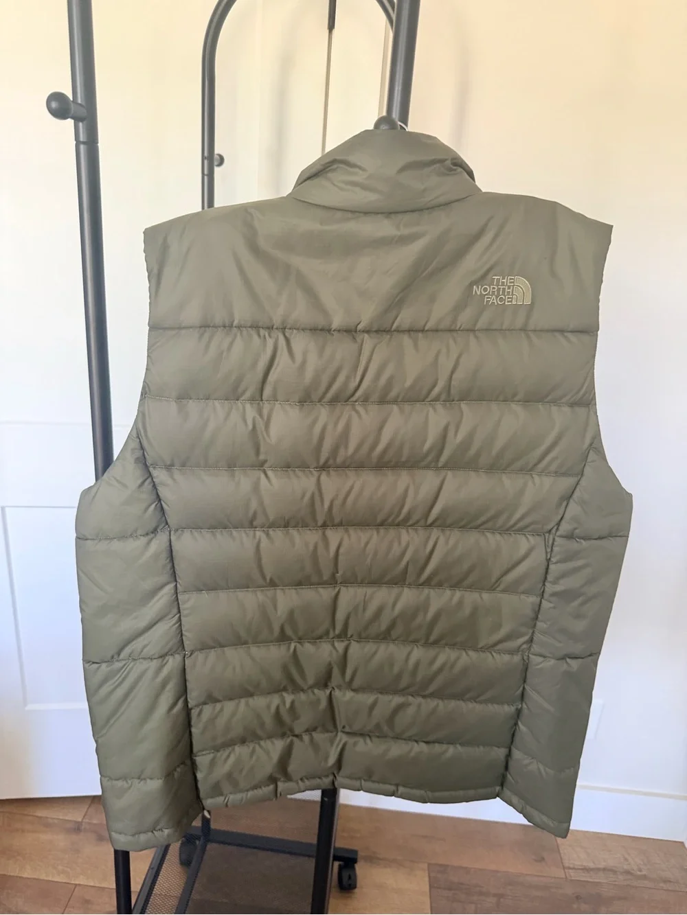 The North Face - Men’s Olive Green Puffer Vest